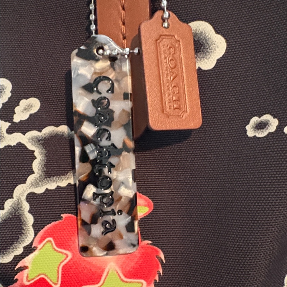 COACH Coachtopia Mushroom Design Tote Bag - Picture 9 of 14